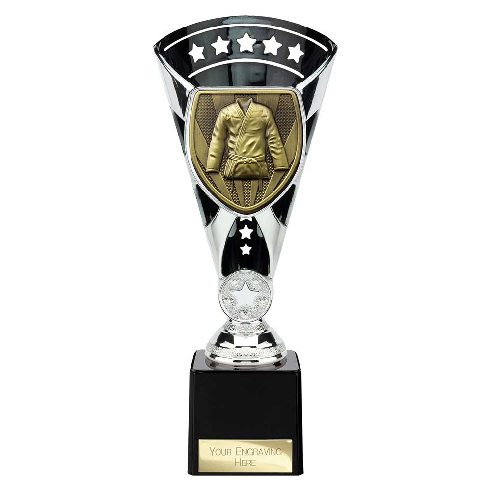 Cobra Star Cup Martial Arts Gee Silver & Black 230mm