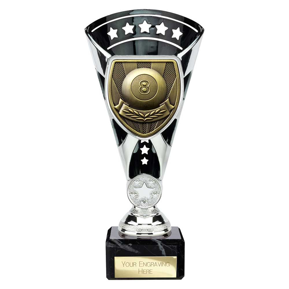 Cobra Star Cup Pool Silver & Black 210mm