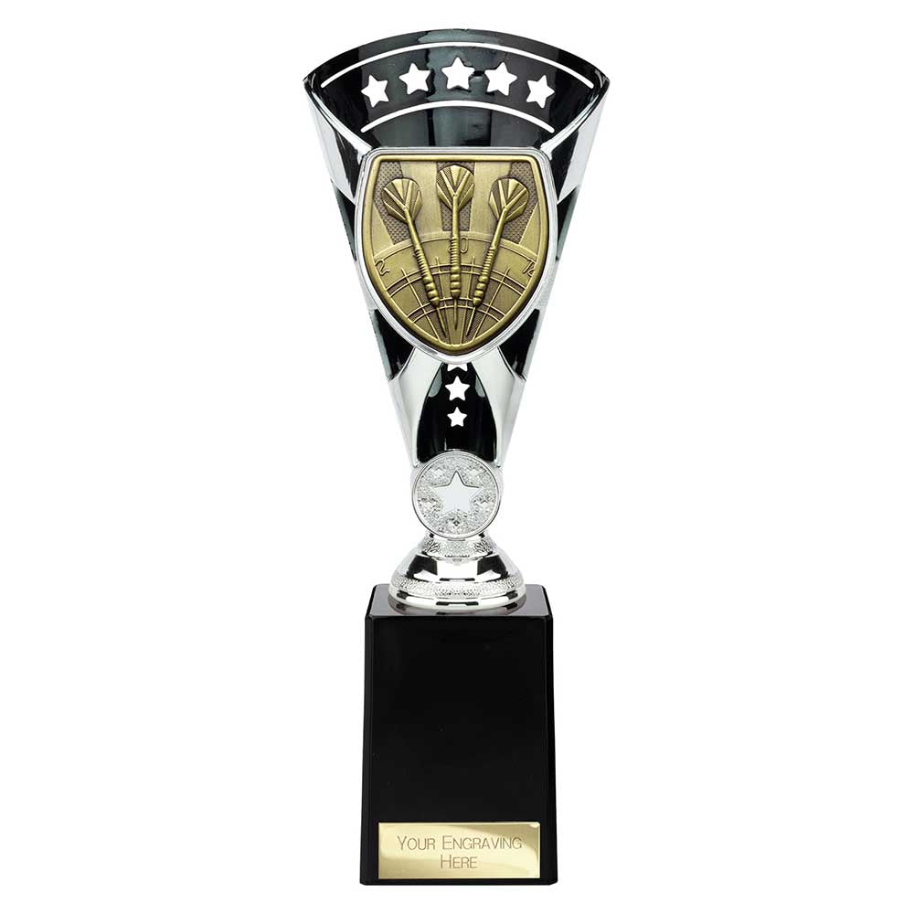 Cobra Star Cup Darts Silver & Black 255mm
