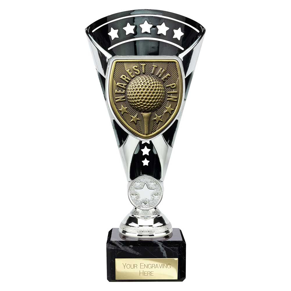 Cobra Star Cup Golf Nearest the pin Silver & Black 210mm