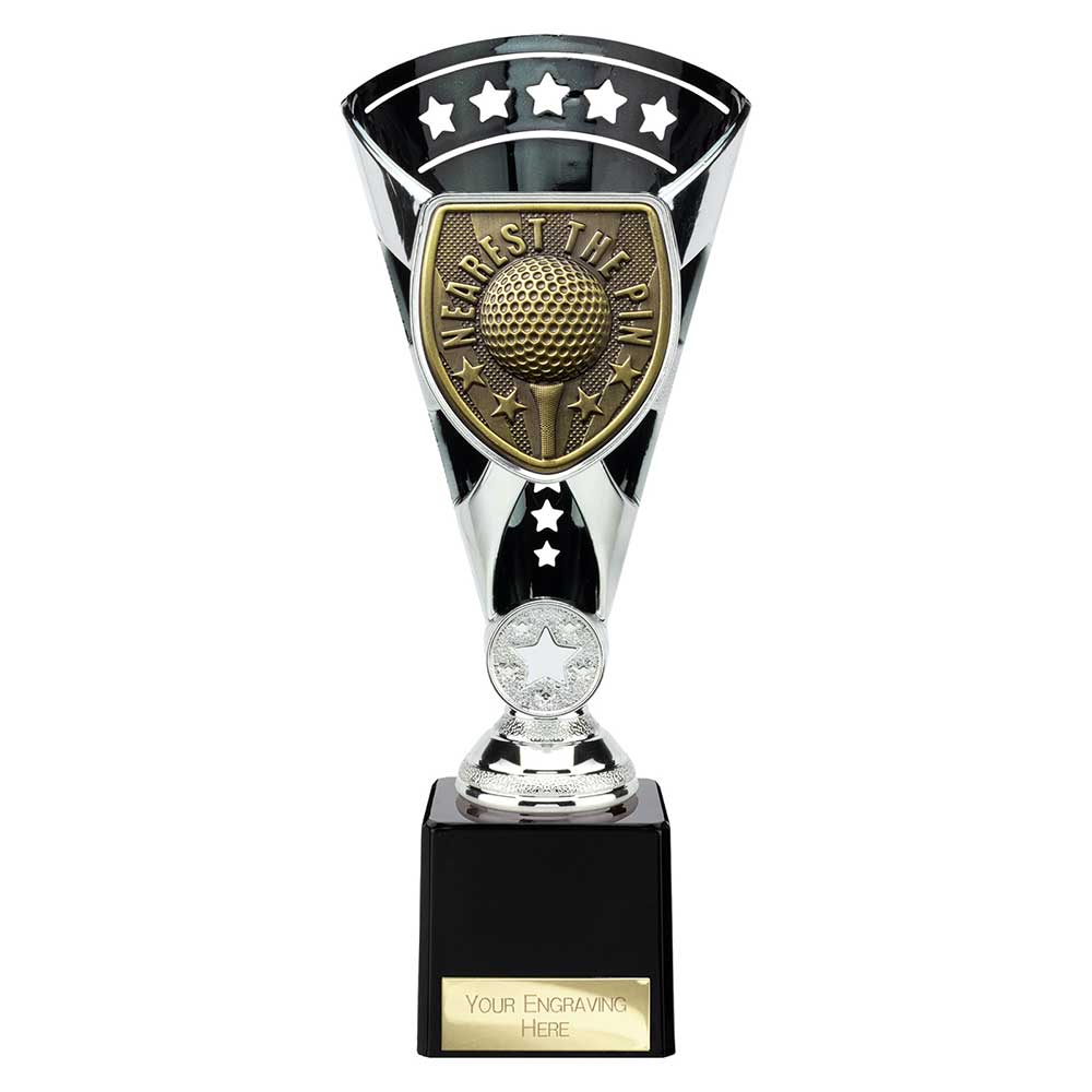 Cobra Star Cup Golf Nearest the pin Silver & Black 230mm