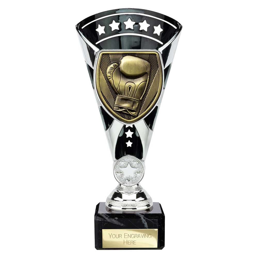 Cobra Star Cup Boxing Silver & Black 210mm