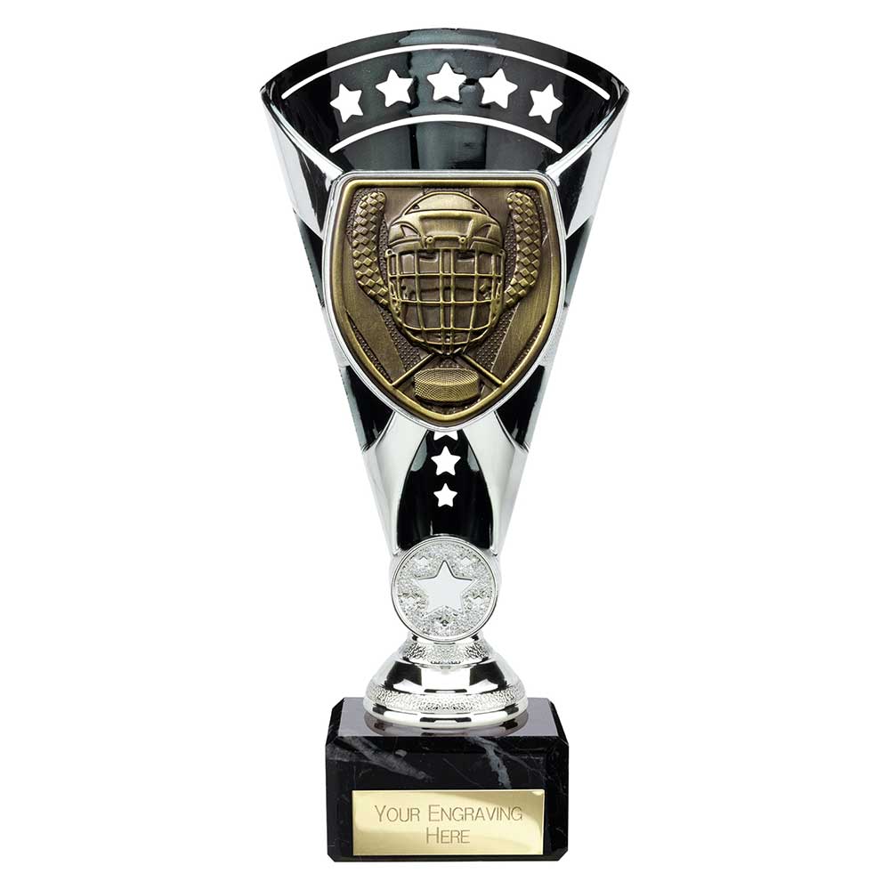 Cobra Star Cup Ice Hockey Silver & Black 210mm