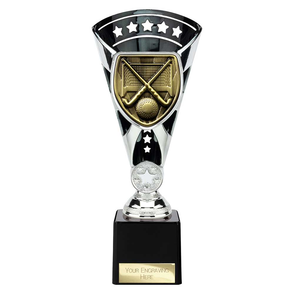 Cobra Star Cup Field Hockey Silver & Black 230mm