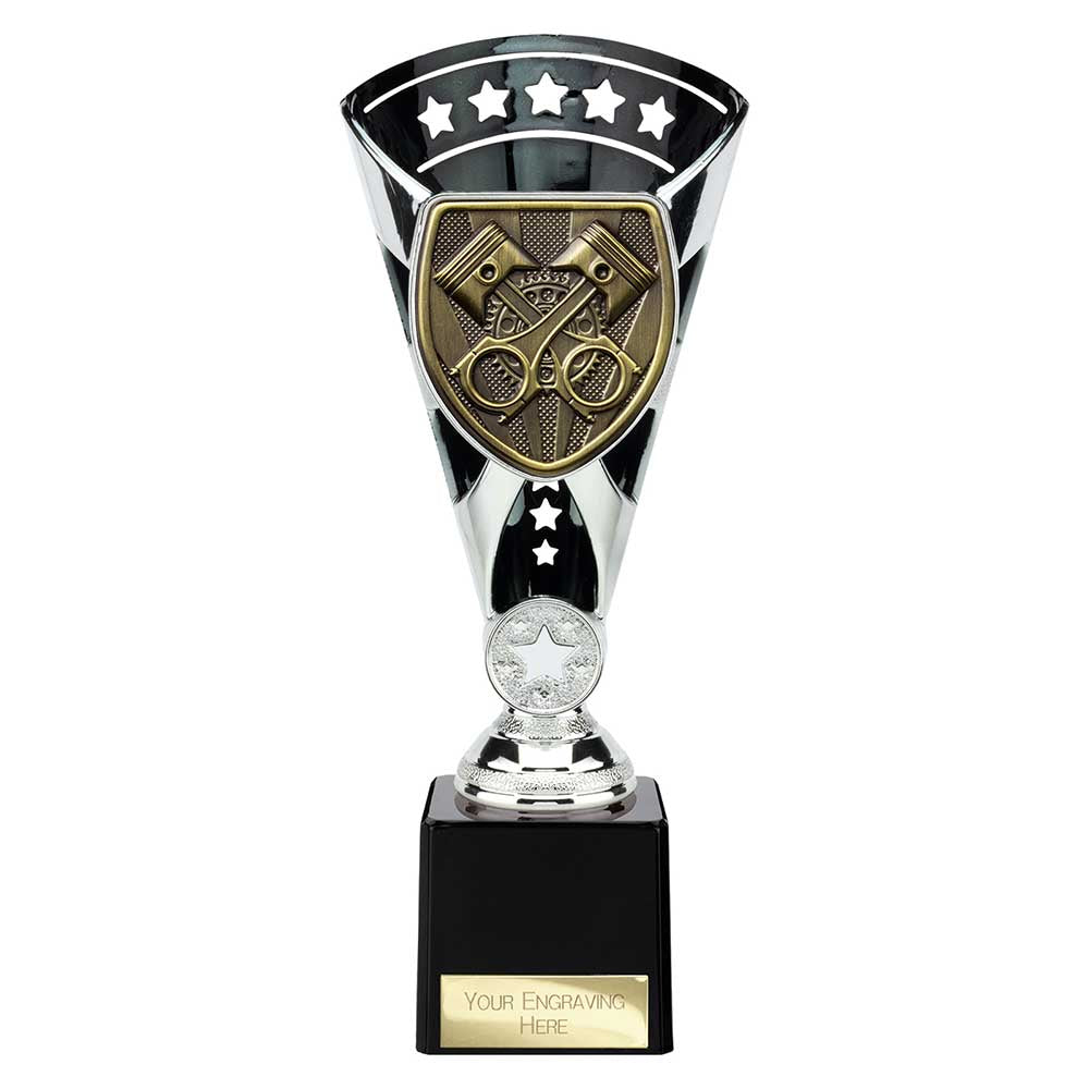 Cobra Star Cup Motorsport Piston Silver & Black 230mm
