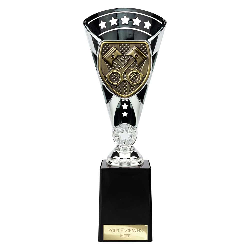 Cobra Star Cup Motorsport Piston Silver & Black 255mm