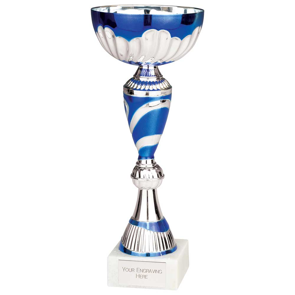 Omega Cup Silver & Blue 250mm