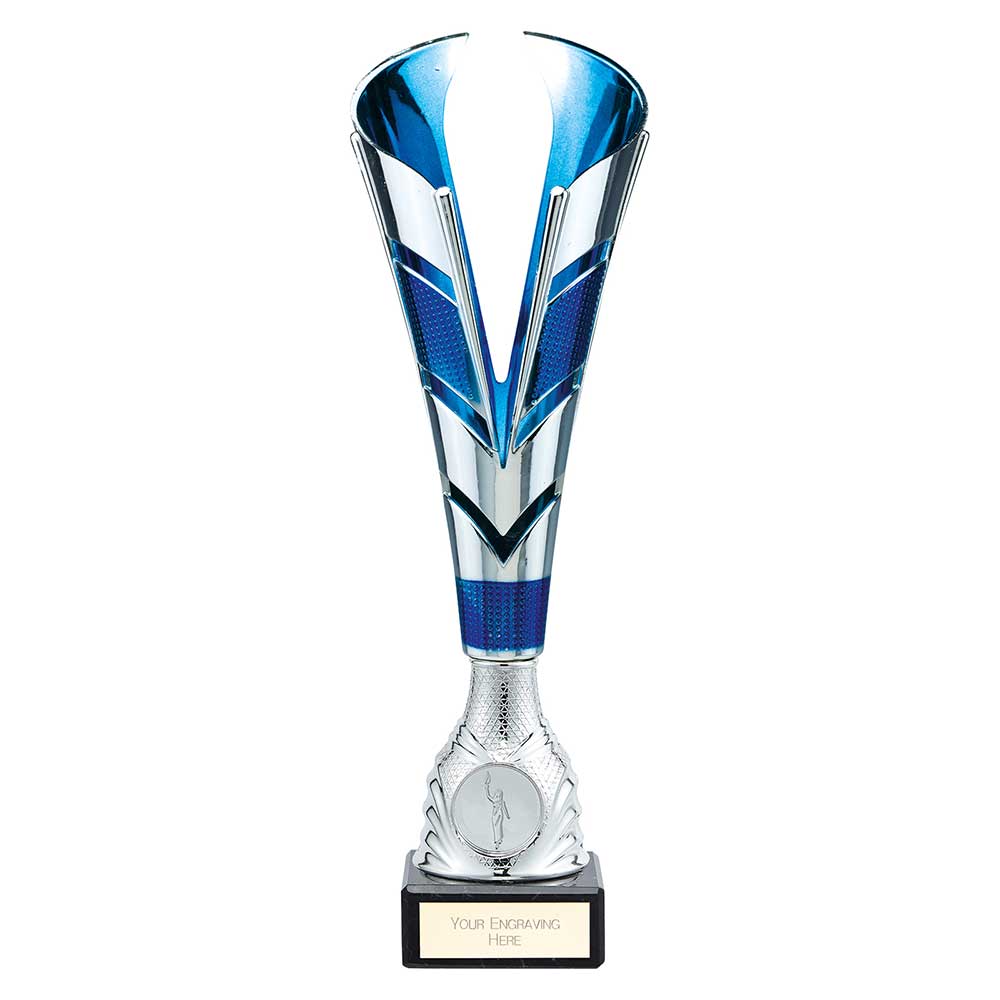 Ranger Premium Cup Silver & Blue 300mm