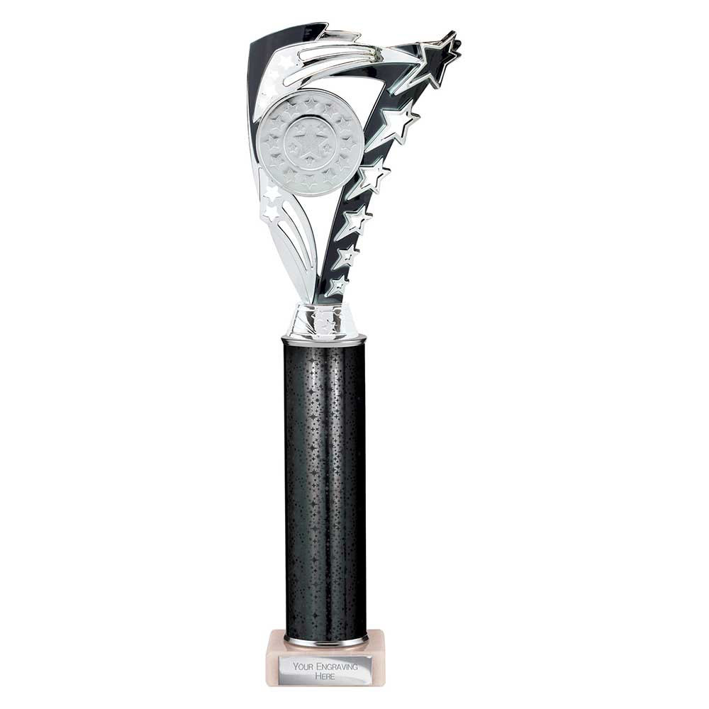 Frenzy Multisport Tube Trophy Silver & Black 340mm