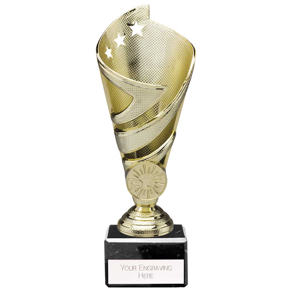 Hurricane Multisport Plastic Cup Gold 180mm