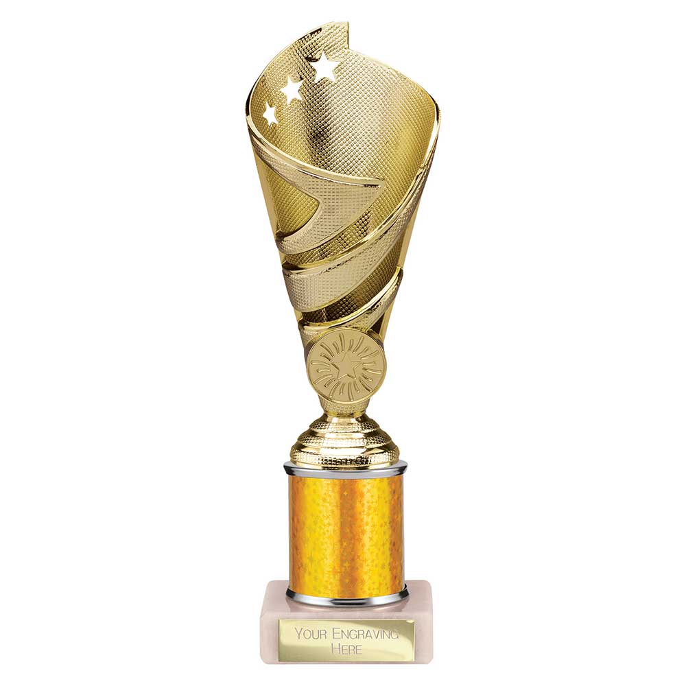 Hurricane Multisport Plastic Tube Cup Gold 250mm