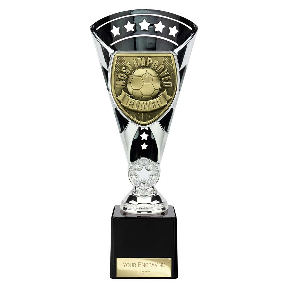 Cobra Star Cup Most Improved Player Silver & Black 230mm