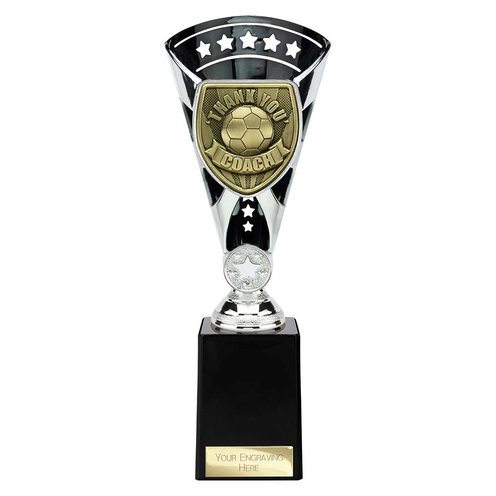 Cobra Star Cup Thank you Coach Silver & Black 255mm
