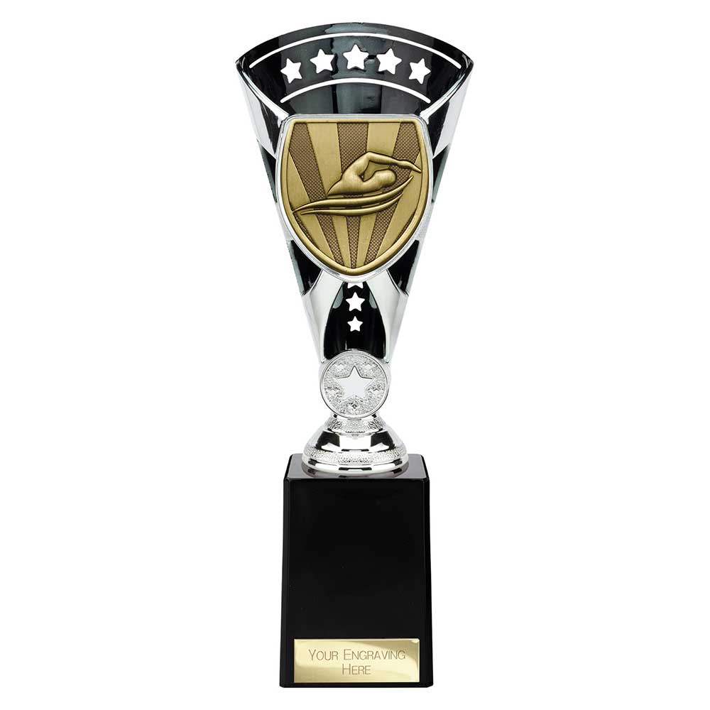 Cobra Star Cup Swimming Silver & Black 255mm