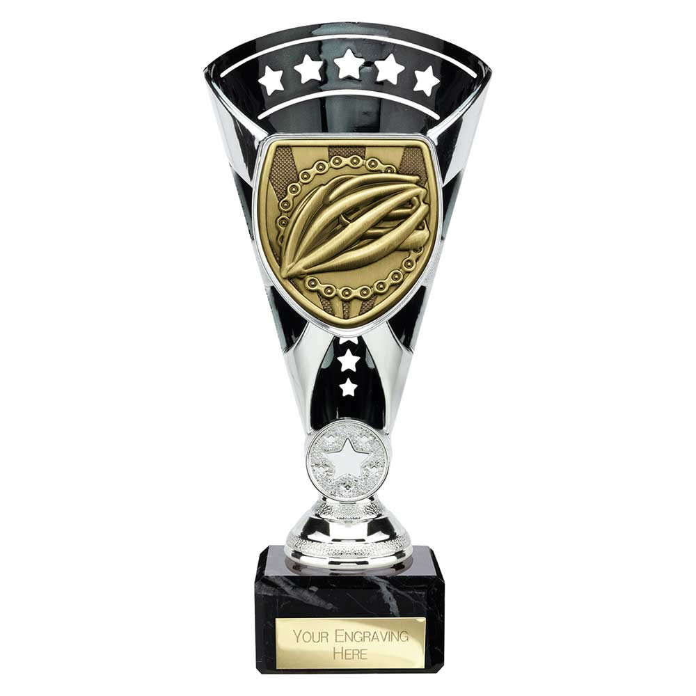 Cobra Star Cup Cycling Silver & Black 210mm