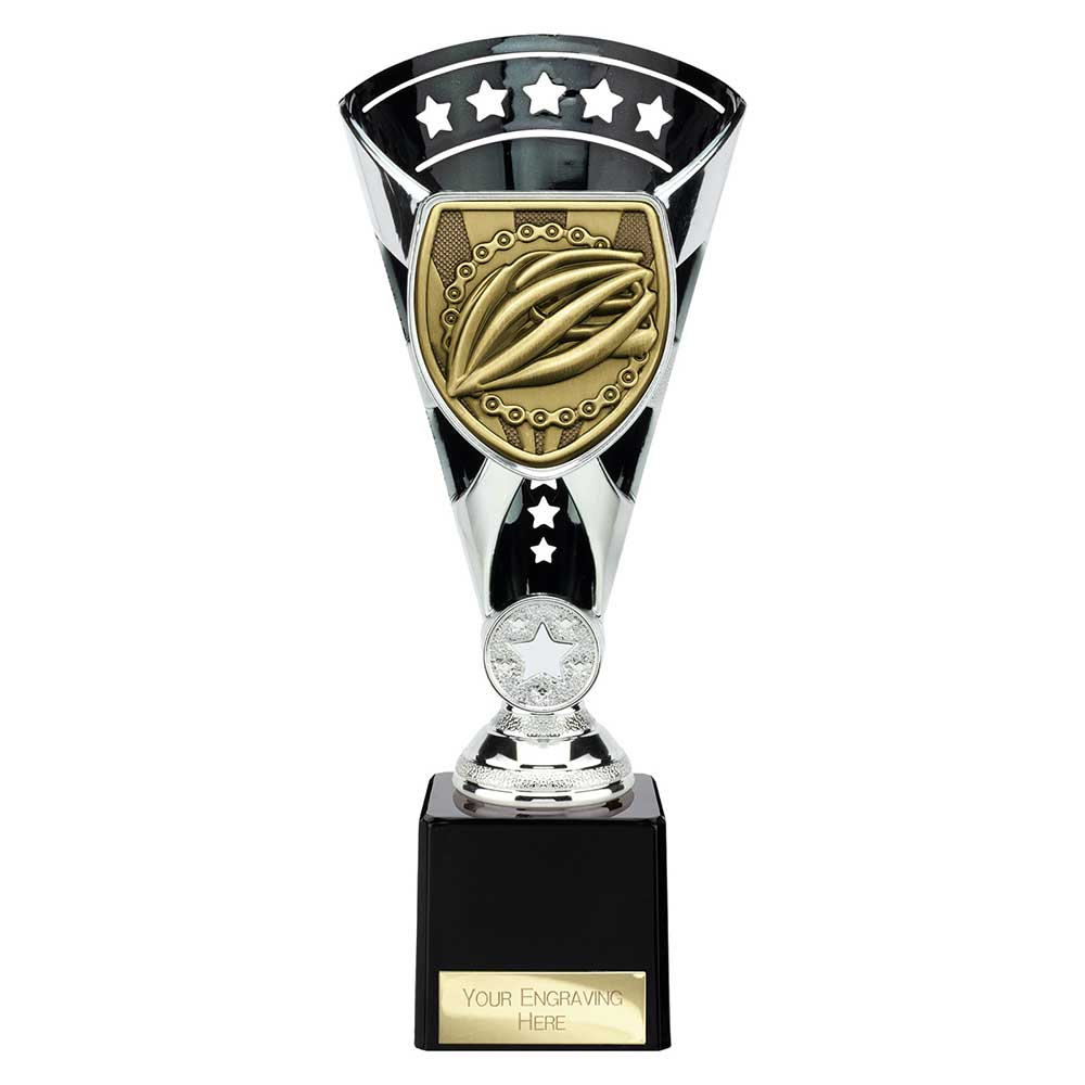 Cobra Star Cup Cycling Silver & Black 230mm