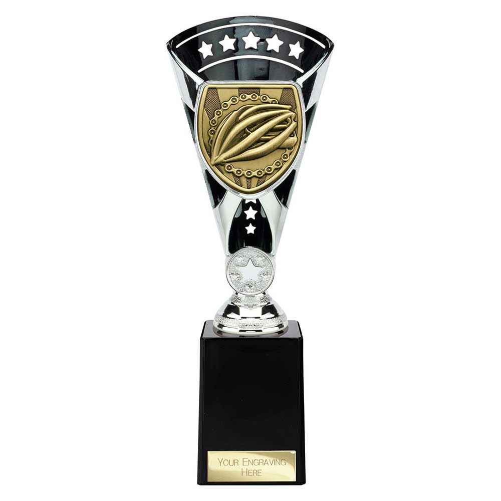 Cobra Star Cup Cycling Silver & Black 255mm