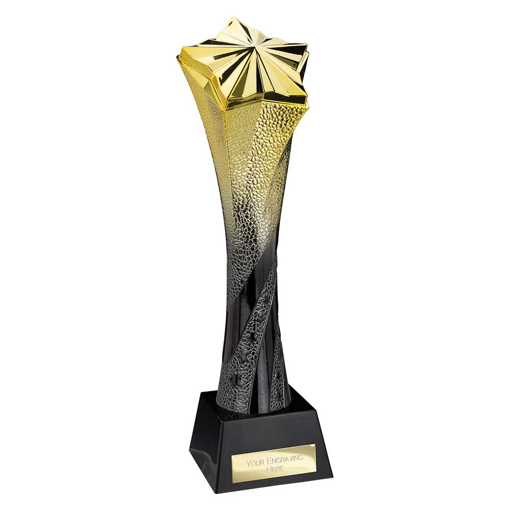 Star Tower Heavyweight Trophy Gold & Black 280mm