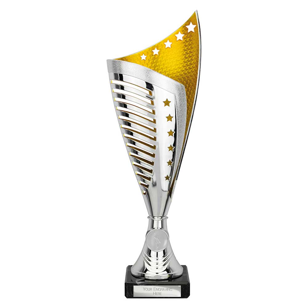 Nebula Trophy Silver & Gold 330mm