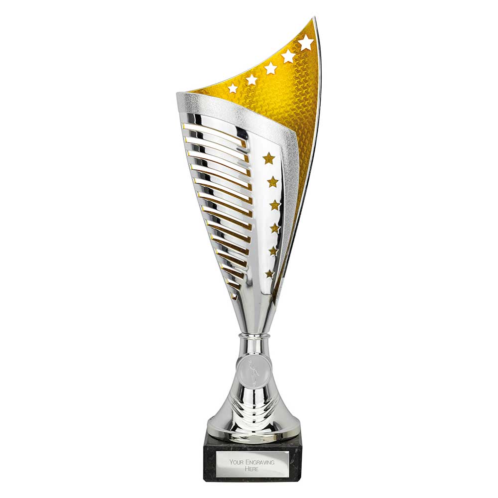 Nebula Trophy Silver & Gold 350mm