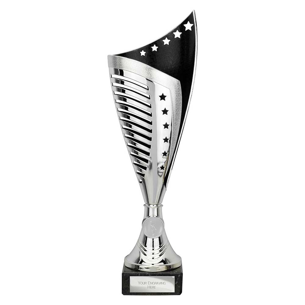 Nebula Trophy Silver & Black 350mm