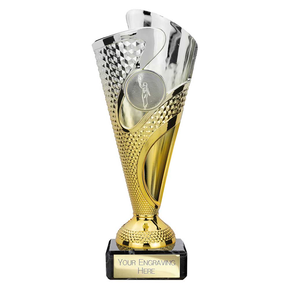 Rodeo Trophy Silver & Gold 185mm