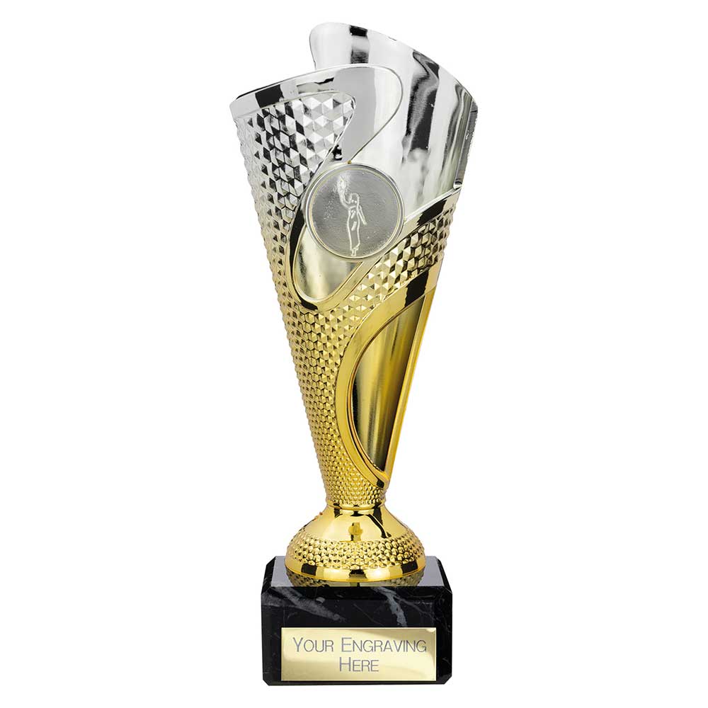 Rodeo Trophy Silver & Gold 195mm