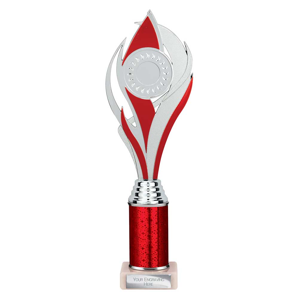 Volcano Multisport Tube Trophy Silver & Red 310mm