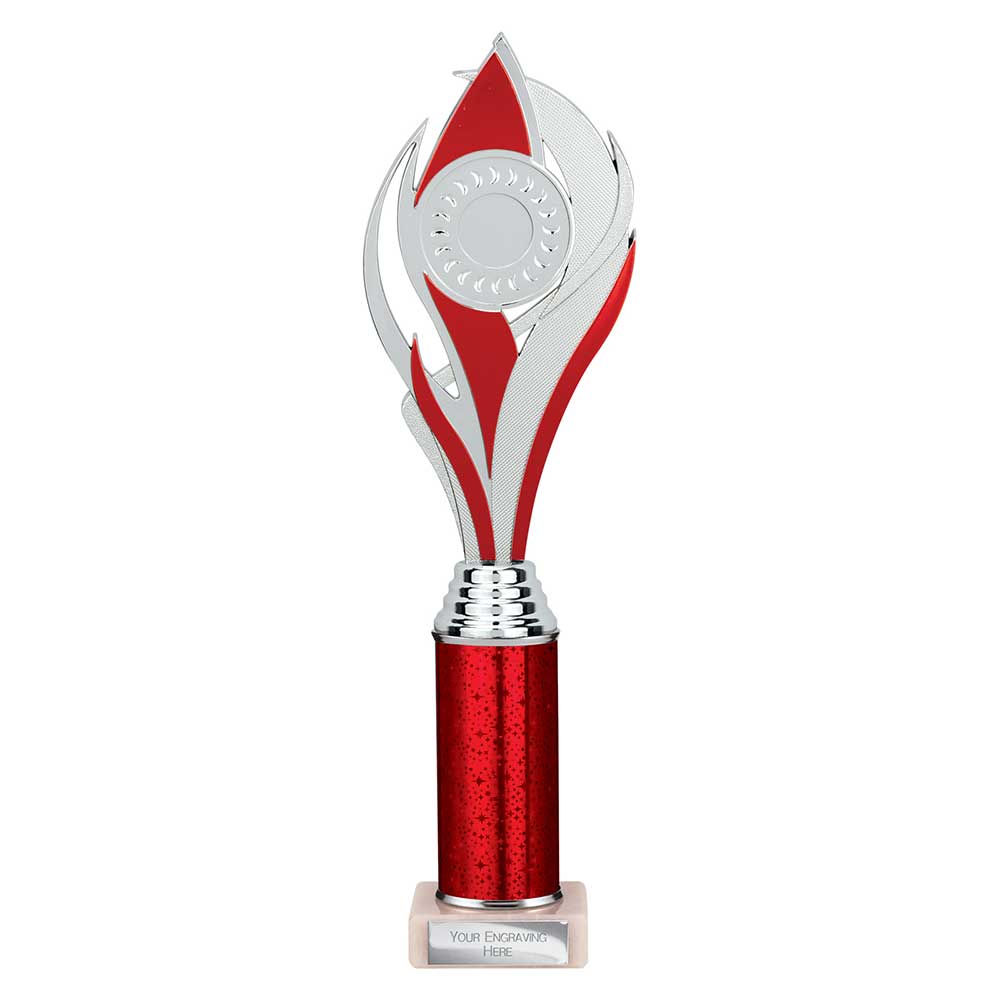 Volcano Multisport Tube Trophy Silver & Red 335mm