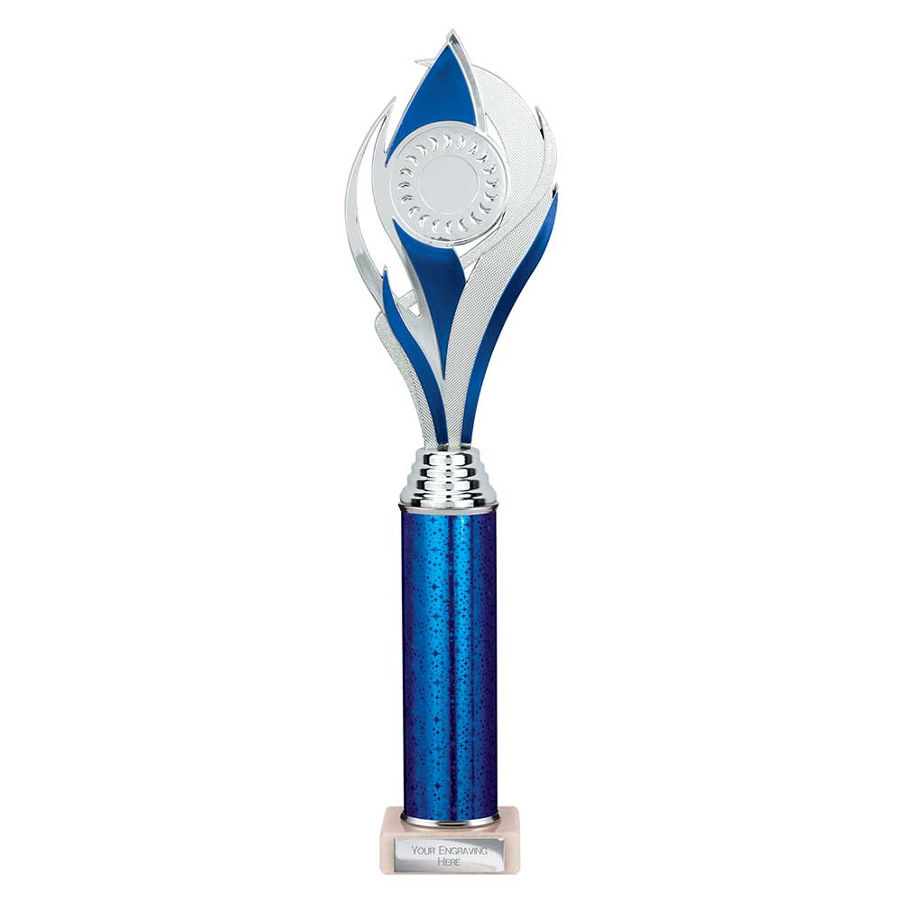 Volcano Multisport Tube Trophy Silver & Blue 385mm
