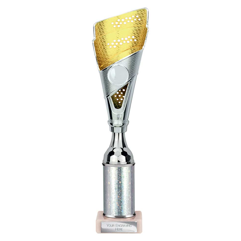Predator Multisport Tube Trophy Silver & Gold 310mm