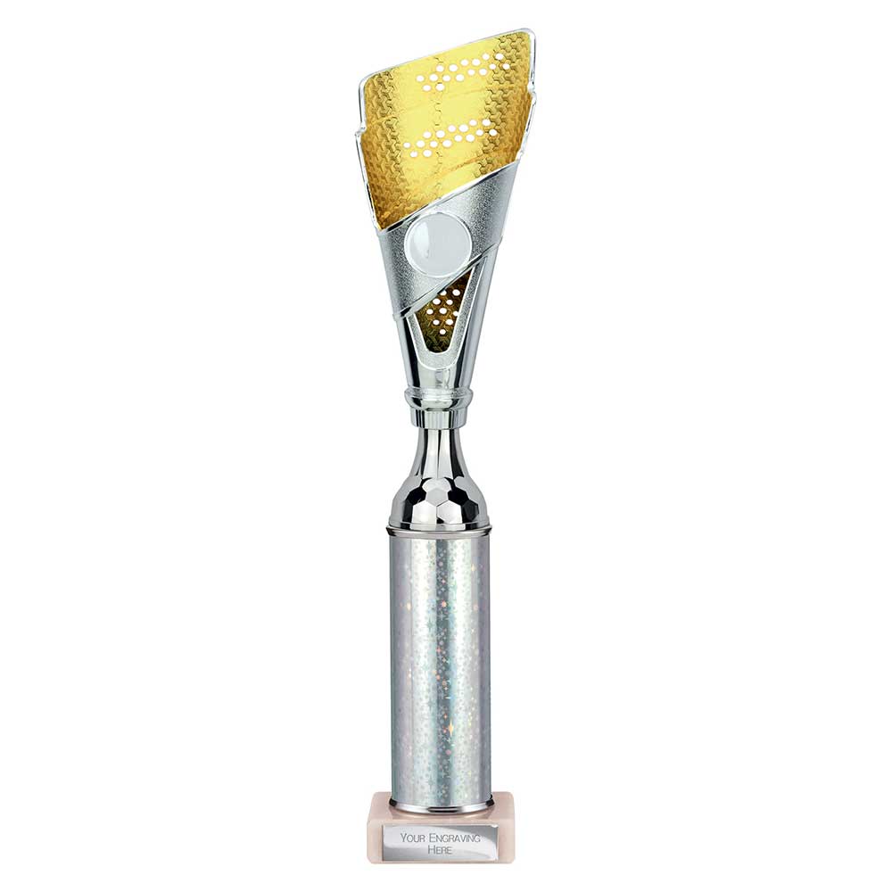 Predator Multisport Tube Trophy Silver & Gold 360mm