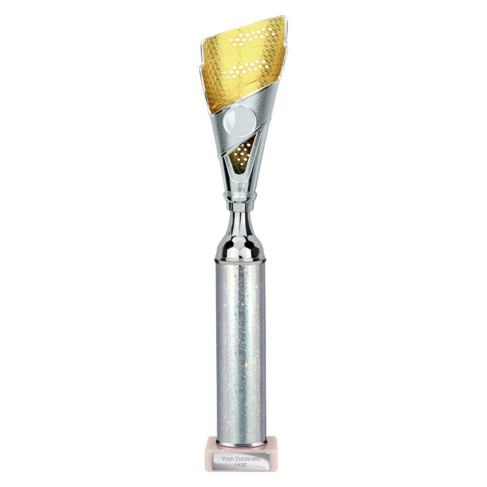 Predator Multisport Tube Trophy Silver & Gold 410mm