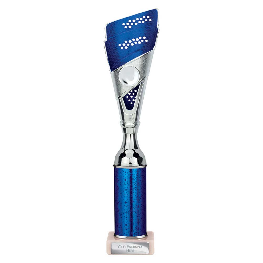 Predator Multisport Tube Trophy Silver & Blue 335mm