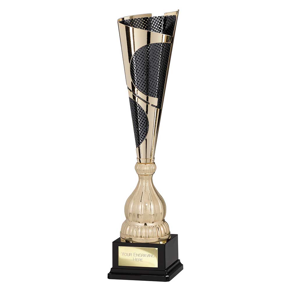 Quest Laser Cut Cup Gold & Black 515mm