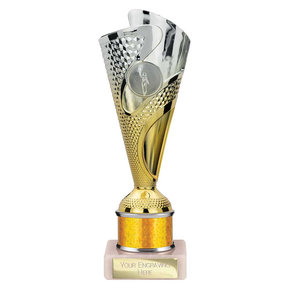 Rodeo Multisport Tube Trophy Silver & Gold 215mm