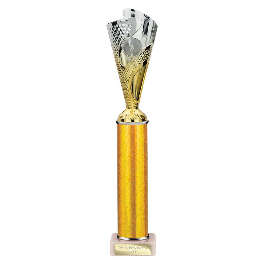 Rodeo Multisport Tube Trophy Silver & Gold 365mm