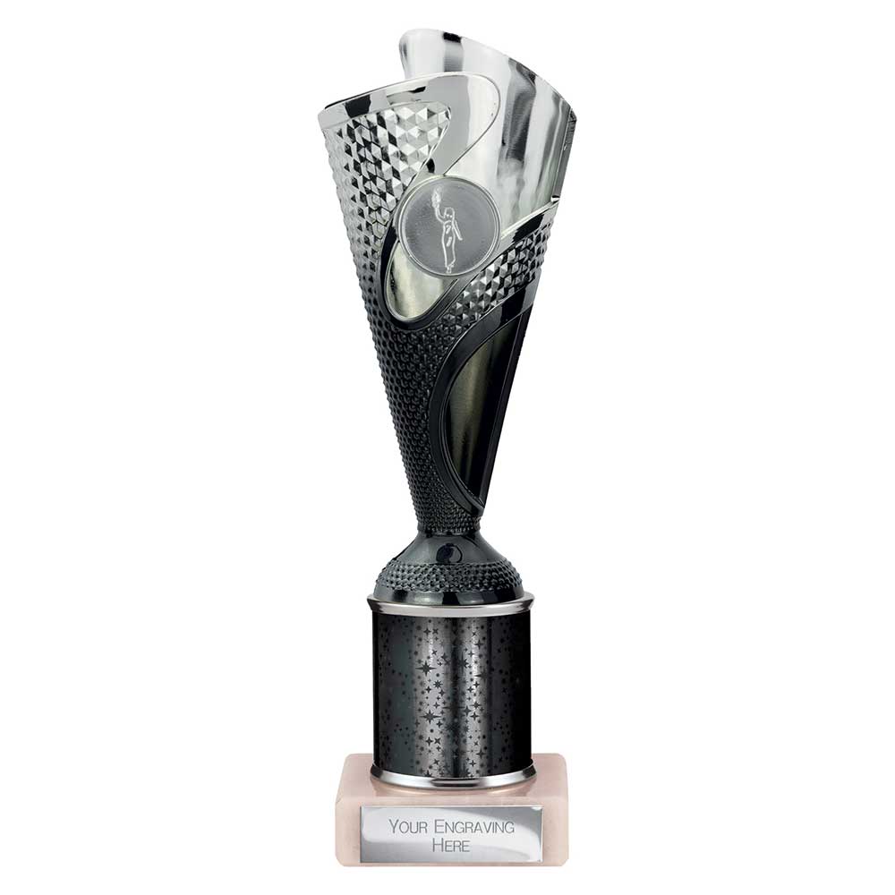 Rodeo Multisport Tube Trophy Silver & Black 240mm