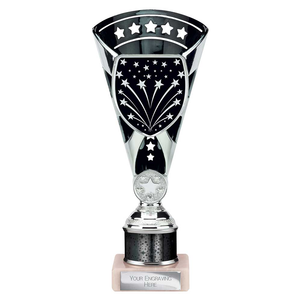 Cobra Star Multisport Tube Trophy Silver & Black 230mm