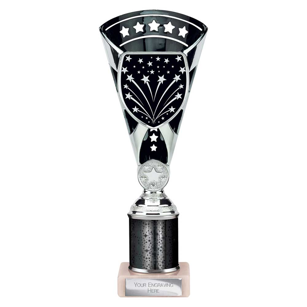 Cobra Star Multisport Tube Trophy Silver & Black 255mm