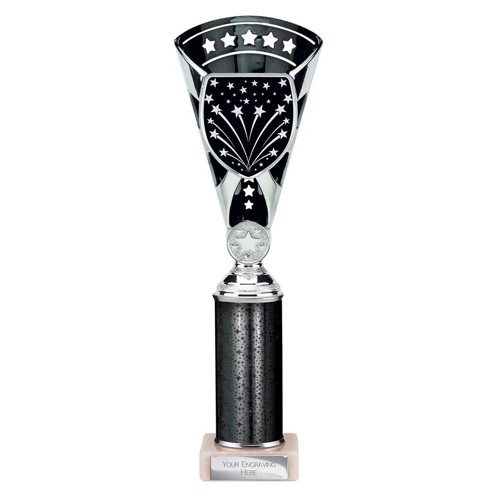 Cobra Star Multisport Tube Trophy Silver & Black 305mm