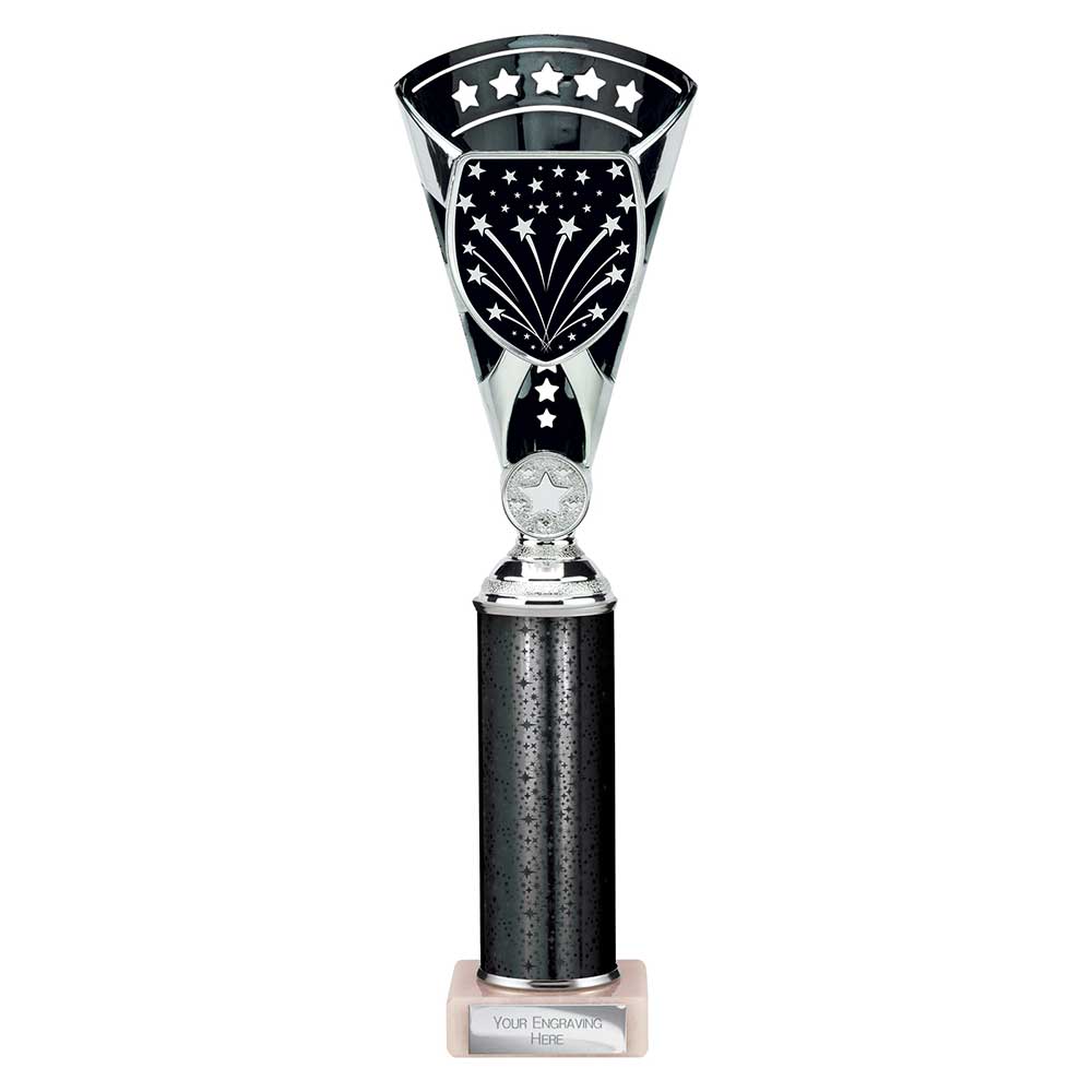 Cobra Star Multisport Tube Trophy Silver & Black 330mm
