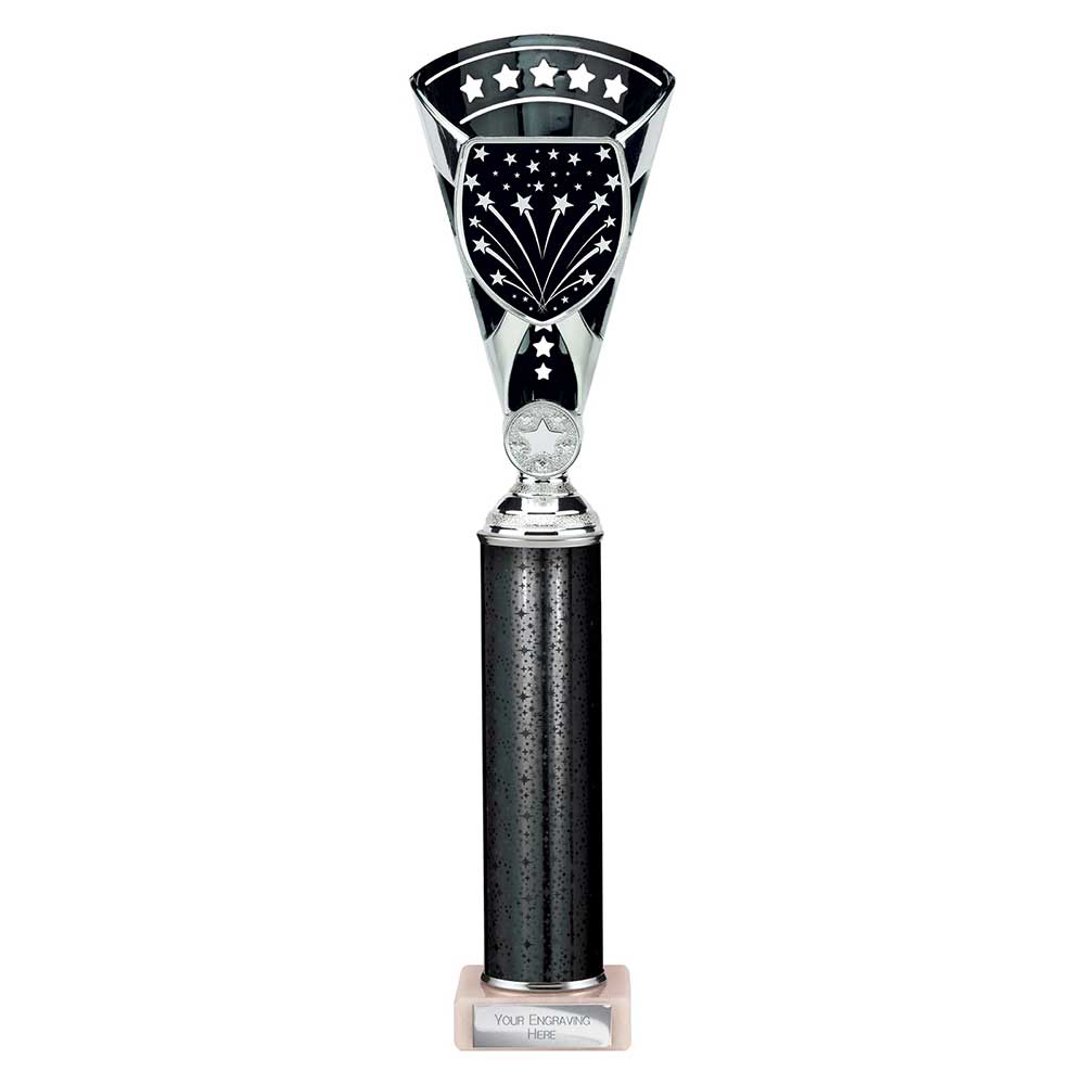 Cobra Star Multisport Tube Trophy Silver & Black 380mm