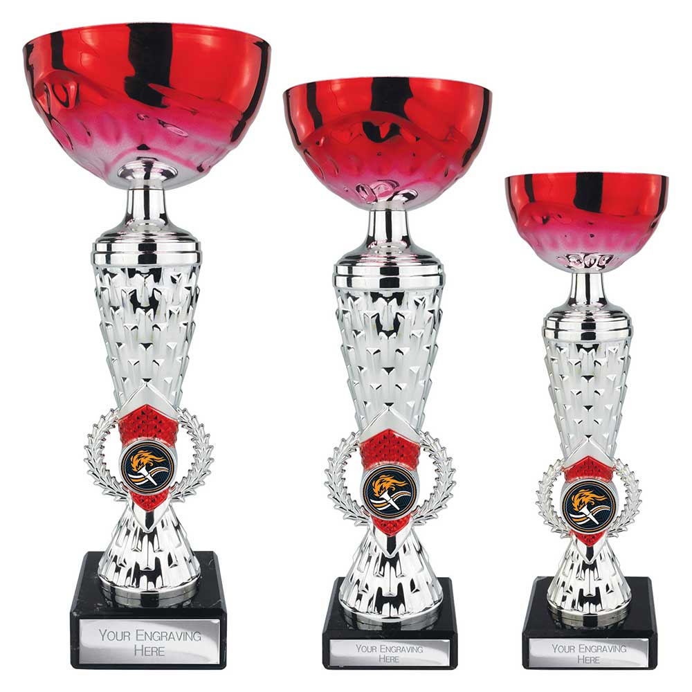 Energy Trophy Red & Silver 235mm