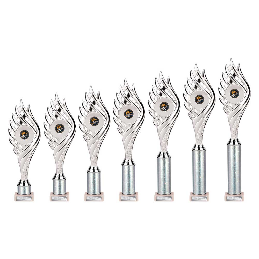 Wildfire Multisport Tube Trophy Silver 315mm