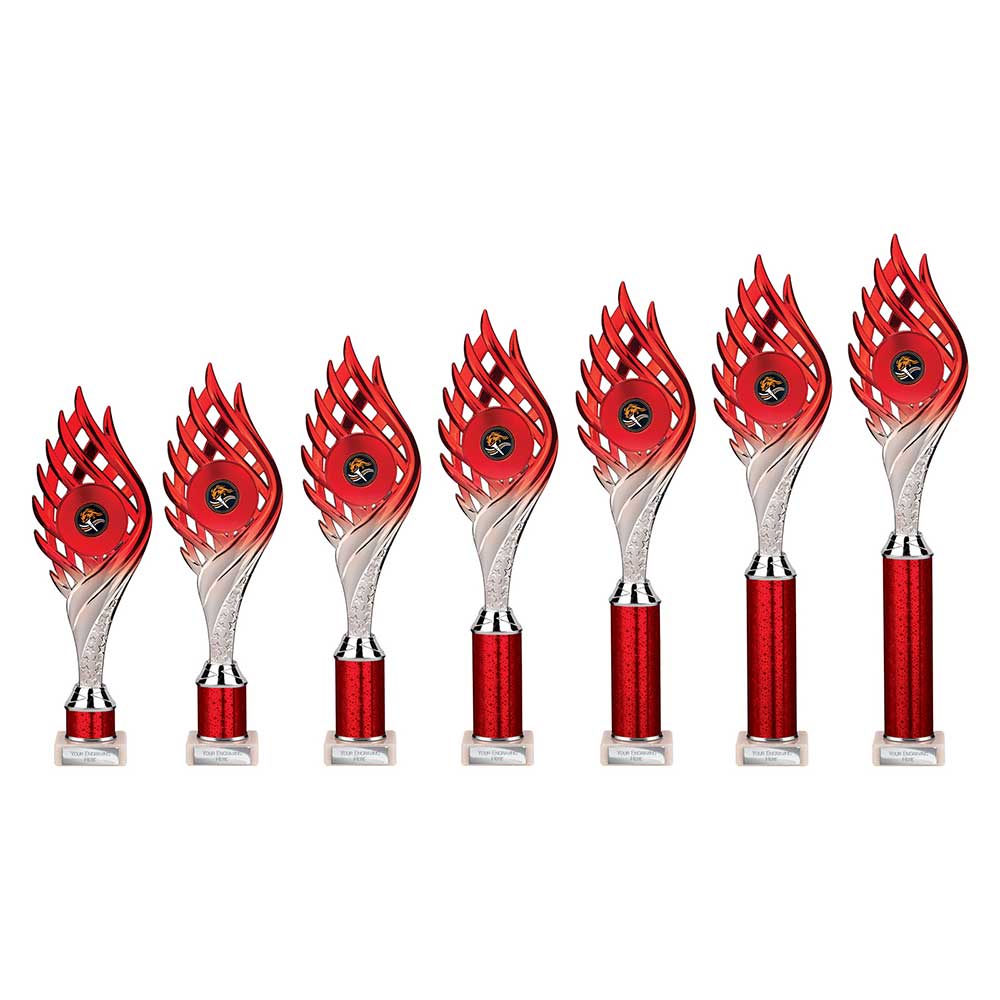 Wildfire Multisport Tube Trophy Red and Silver 315mm