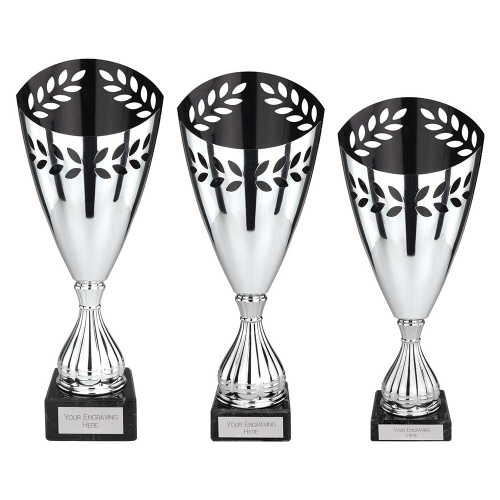 Maximus Laser Trophy Silver & Black 375mm