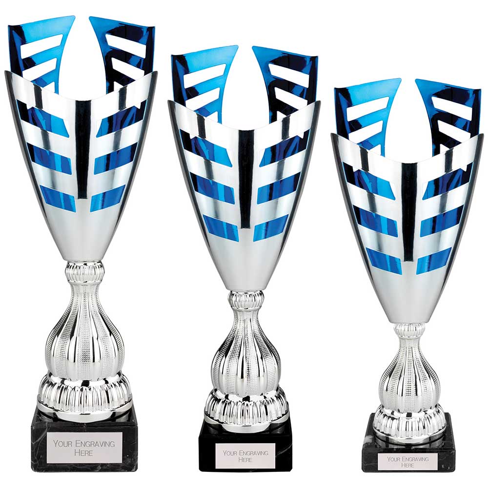 Paramount Laser Cup Silver & Blue 355mm