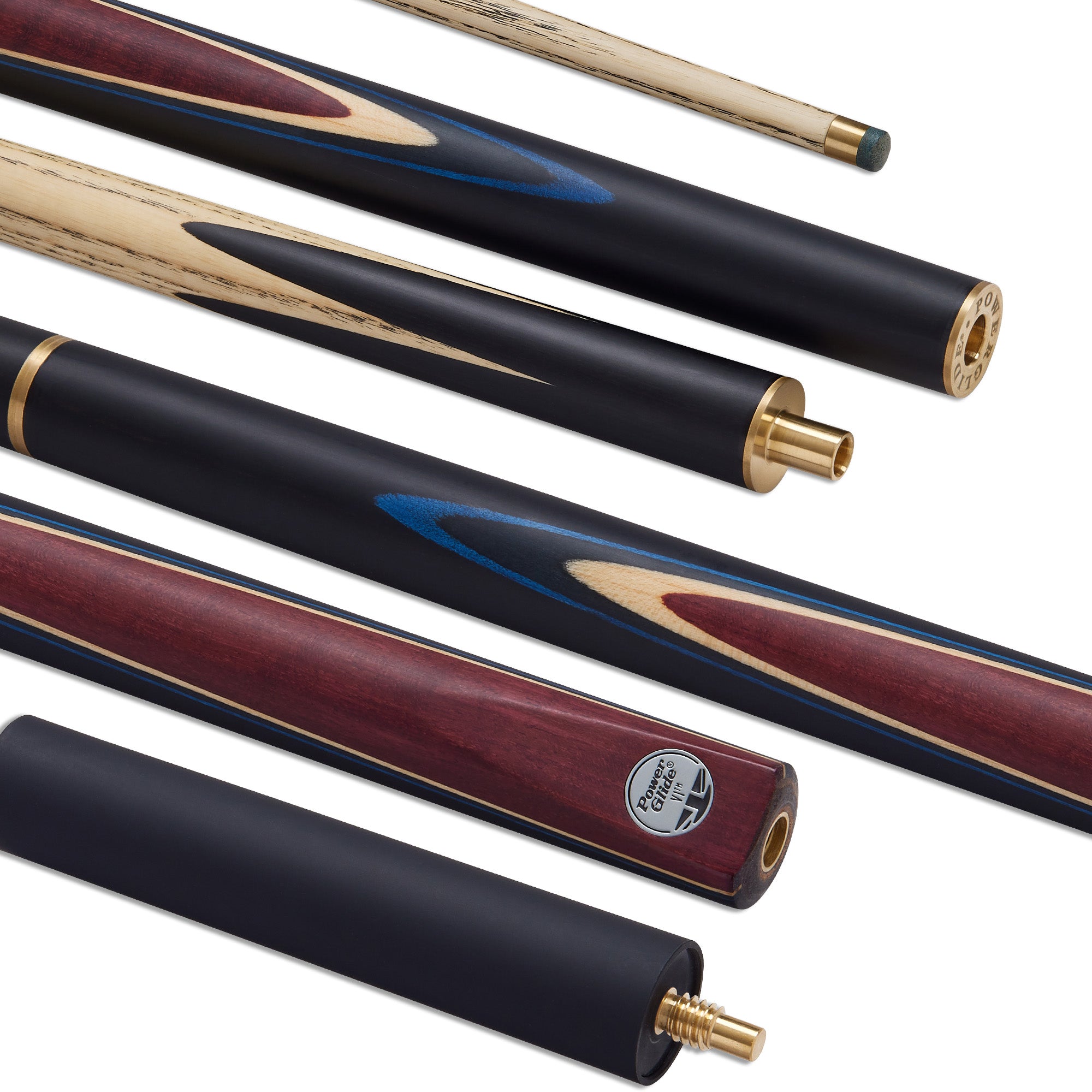 PowerGlide VI Ash Snooker Cue 3/4 Split