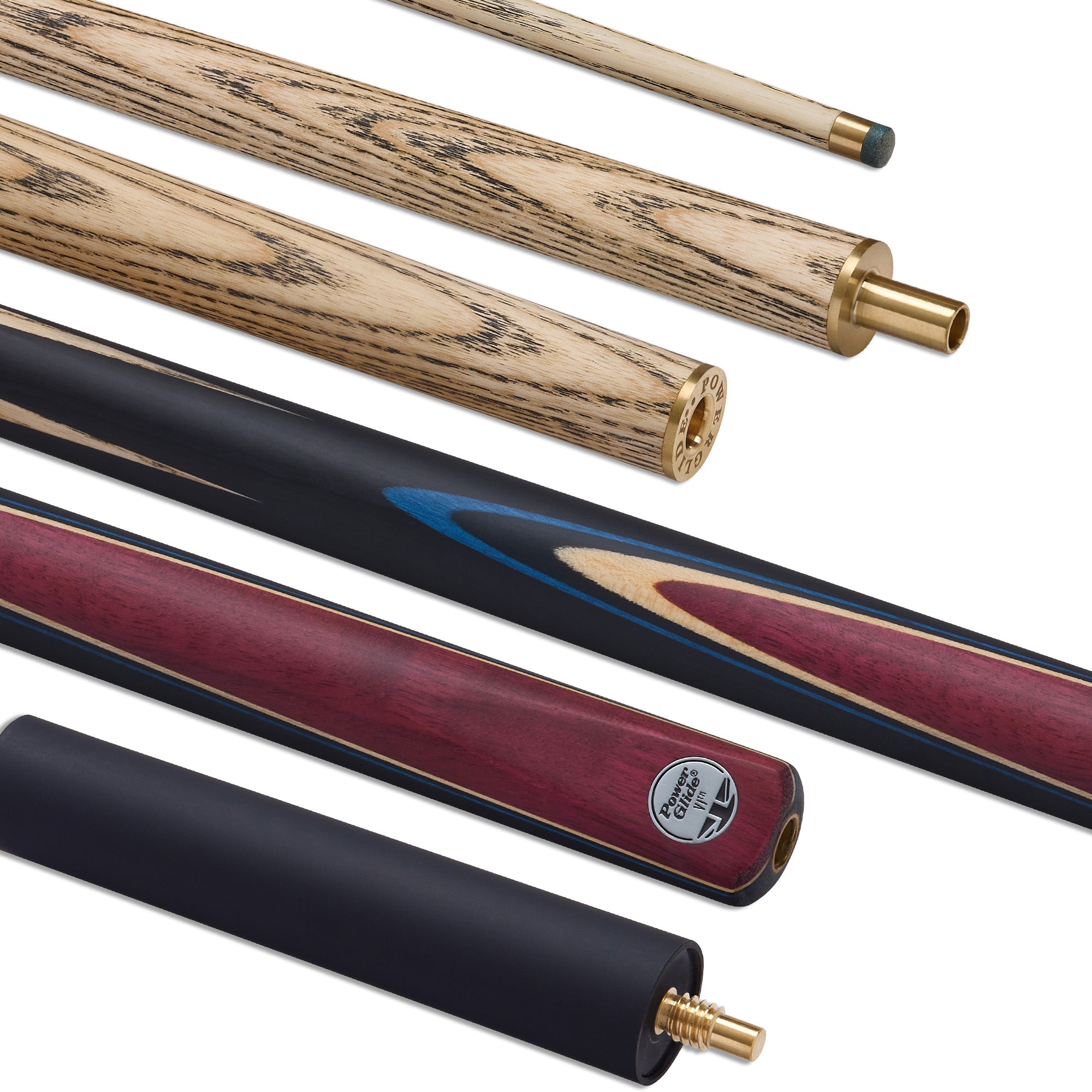 PowerGlide VI Ash Snooker Cue 50/50 Split